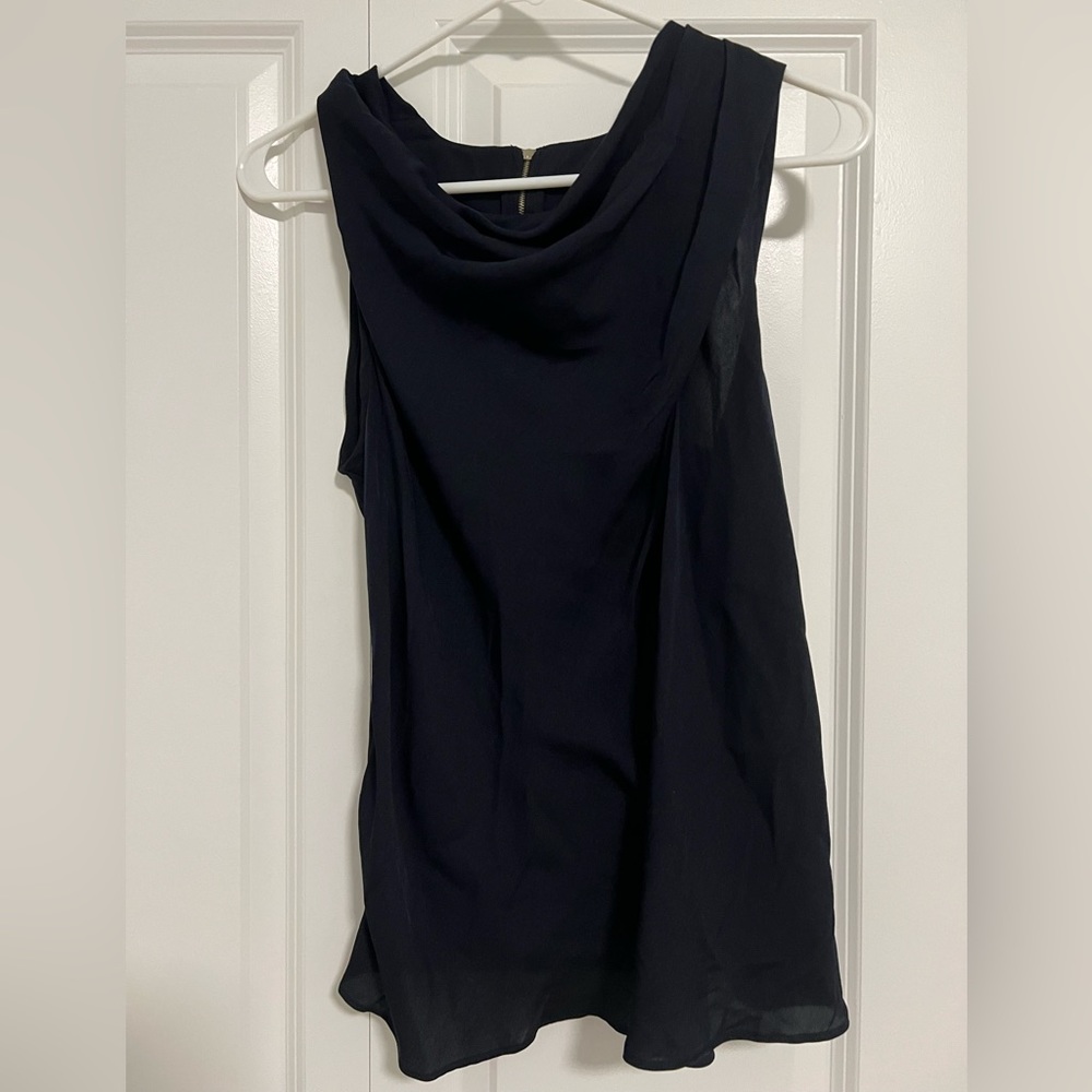 Ann Taylor Blouse - Extra Small - Navy